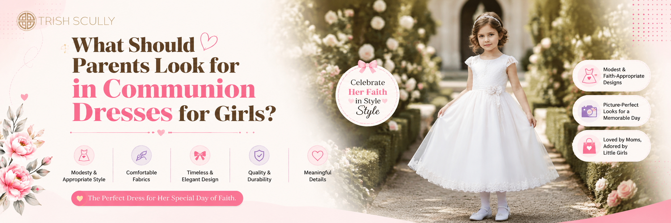 What Should Parents Look for in Communion Dresses for Girls?