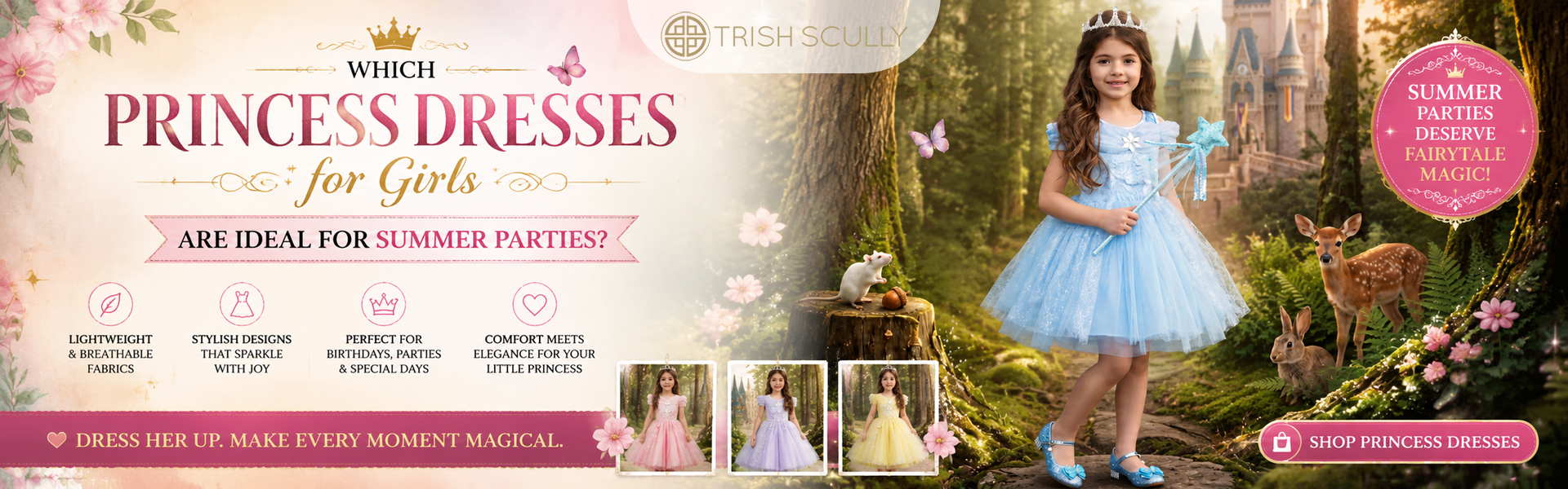 Which Princess Dresses for Girls Are Ideal for Summer Parties?