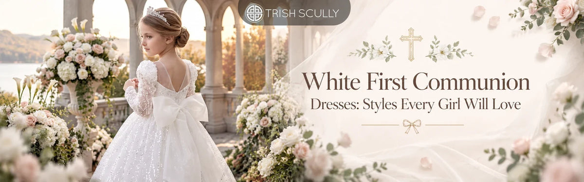 White First Communion Dresses: Styles Every Girl Will Love
