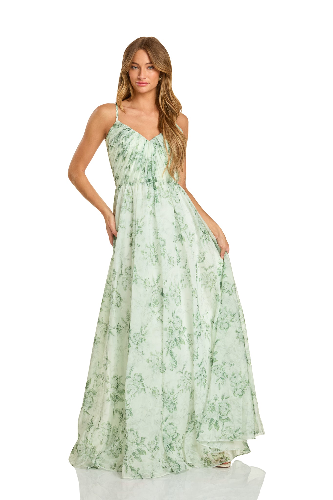 KENLEY GOWN GREEN