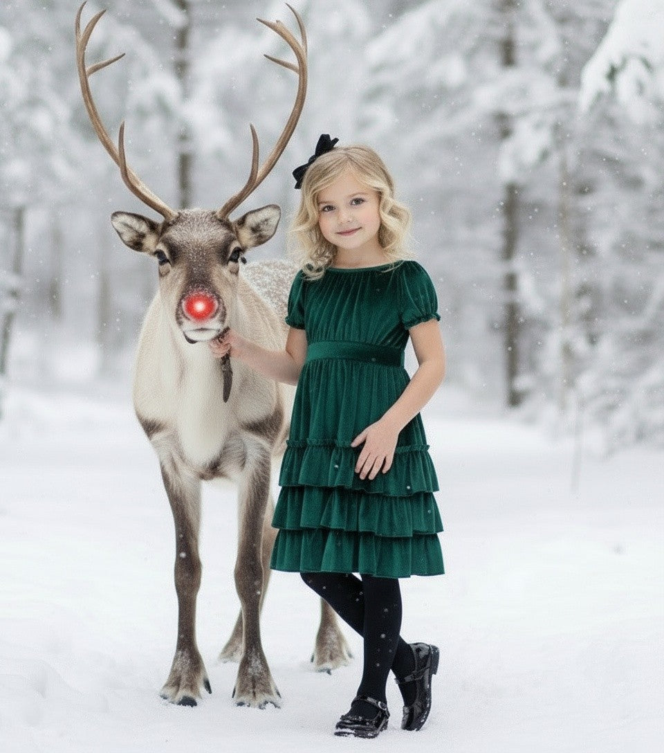 HOLLY DRESS EMERALD
