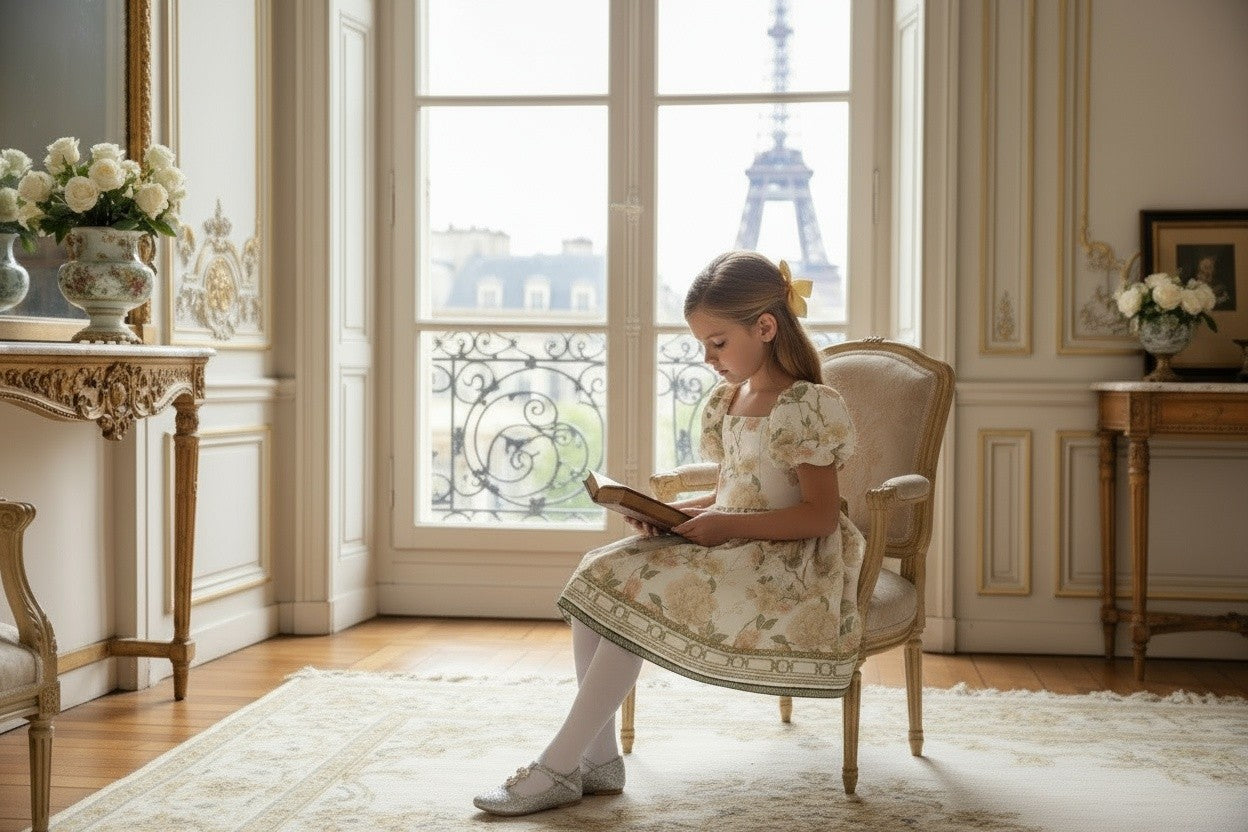 ARIELLE DRESS IVORY FLORAL