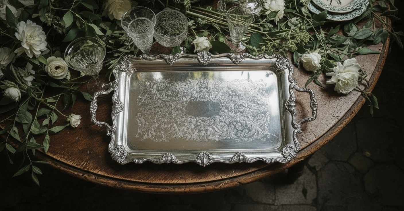 SILVER PLATED WINDSOR PLATTER