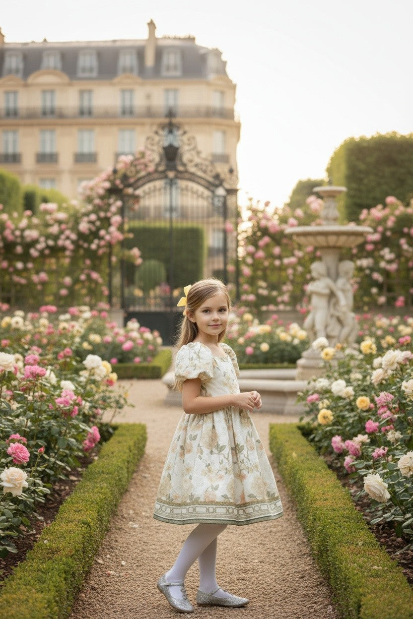 ARIELLE DRESS IVORY FLORAL