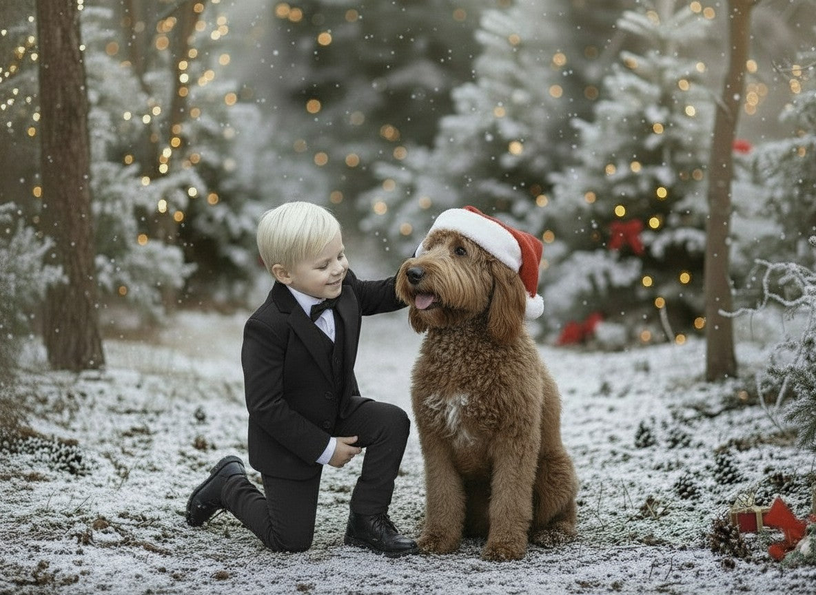 BOYS SAVILLE ROW BLACK TUXEDO 3PC. SET