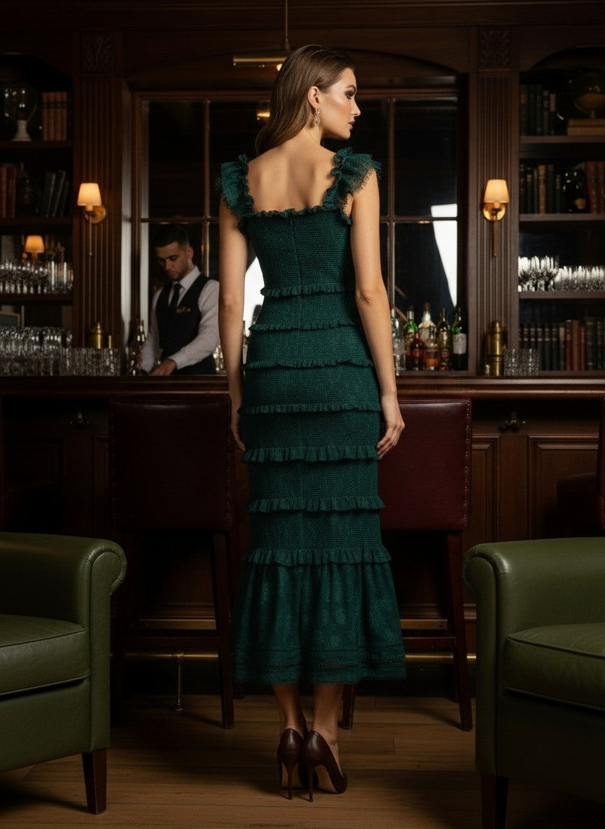 FRANCINE DRESS EMERALD