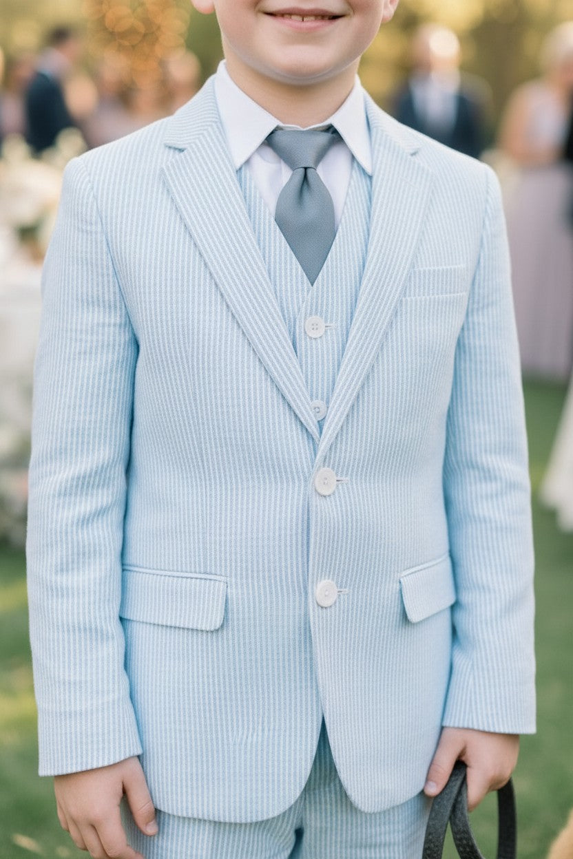 ASHFORD SEERSUCKER 3 PC. SUIT