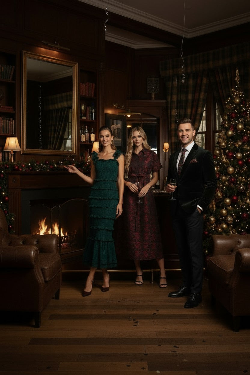 FRANCINE DRESS EMERALD