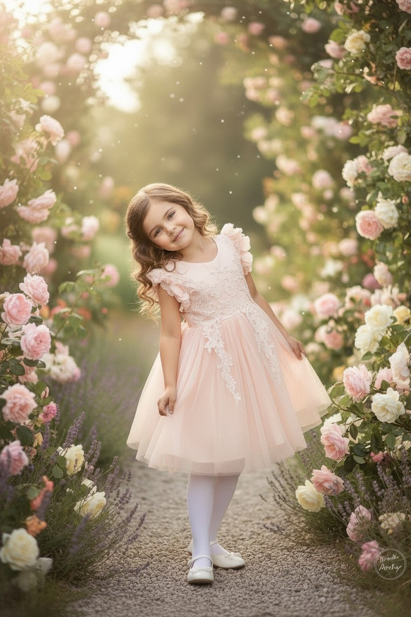 BIANCA DRESS PEACHY PINK