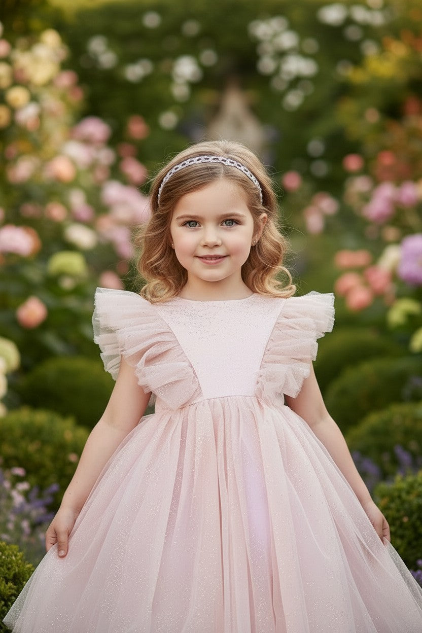 MILLY DRESS SPARKLE PINK