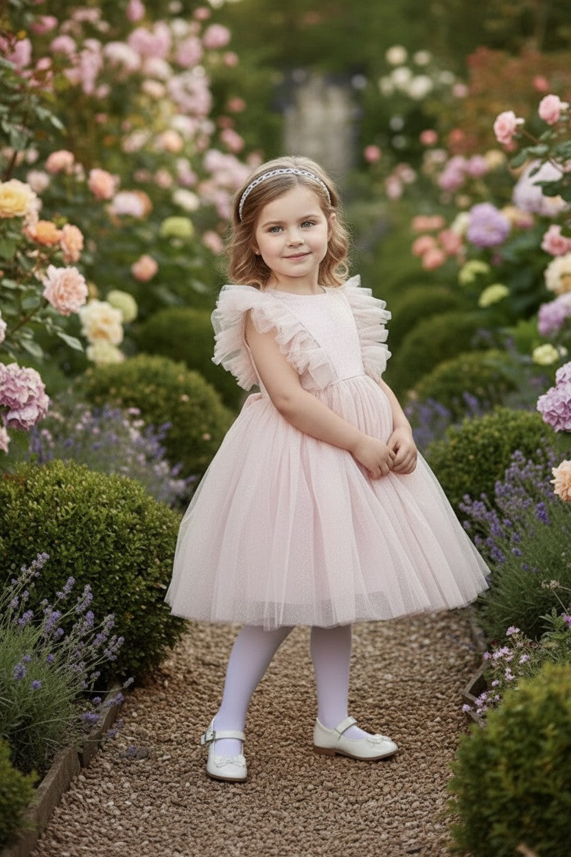 MILLY DRESS SPARKLE PINK