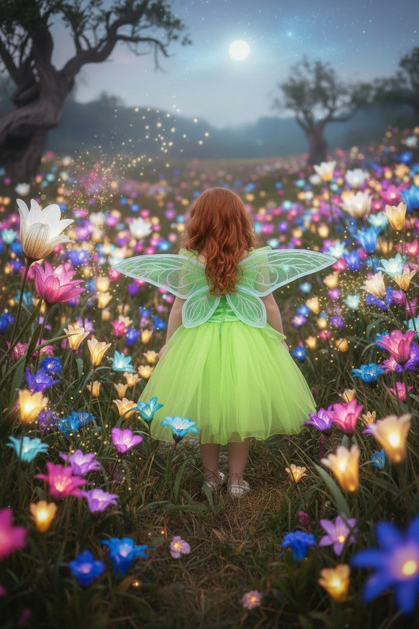 ENCHANTED FAIRY DRESS & WING SET