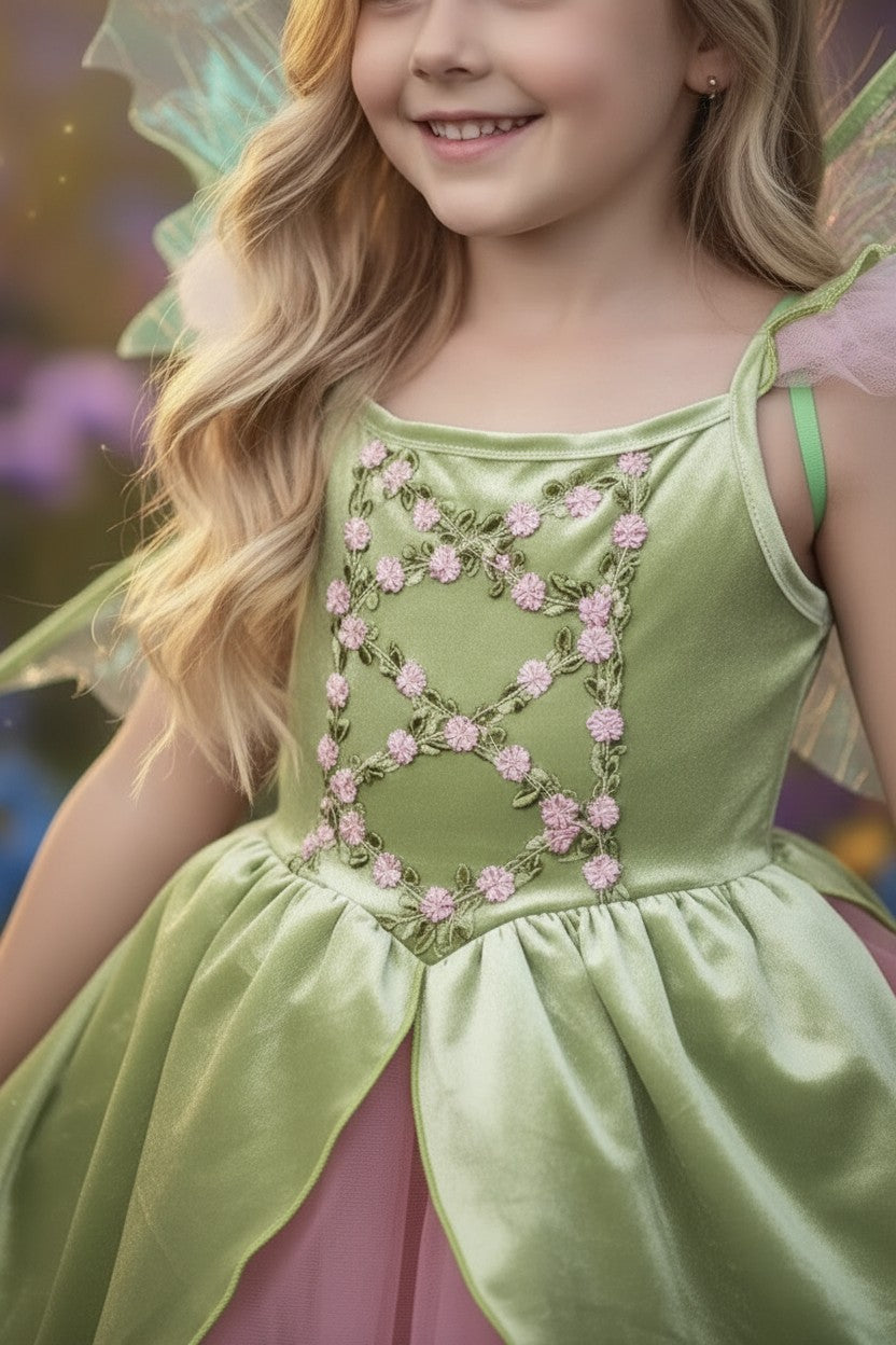 FANCIFUL FAIRY DRESS & WING SET