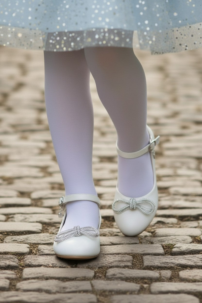 RYLEE BOW SHOE WHITE