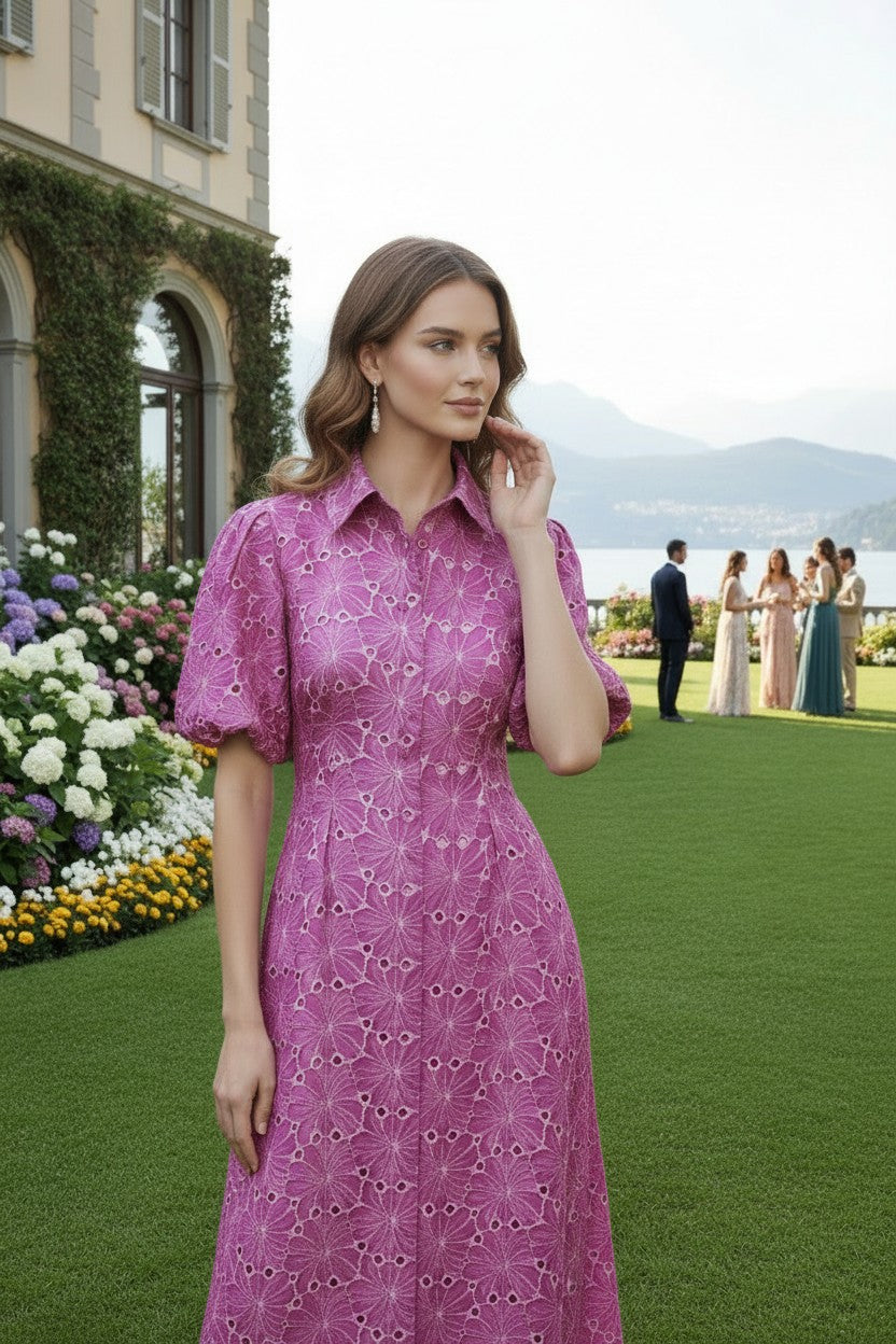 EMANUELA DRESS FUCHSIA