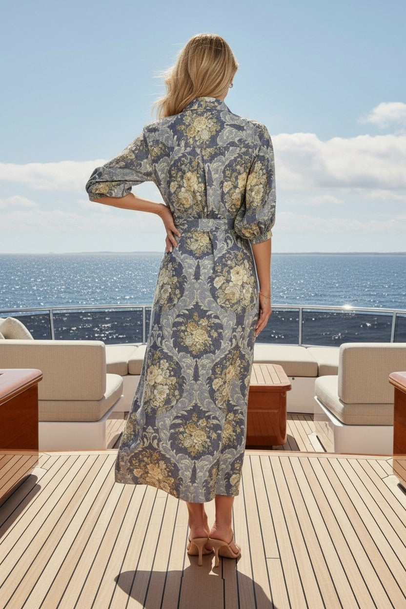 FARLEIGH DRESS FRENCH FLORAL