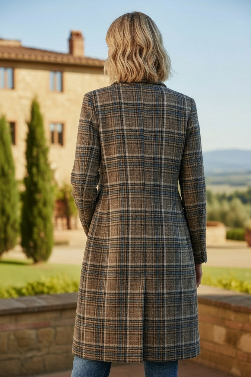 EMILIA PLAID COAT
