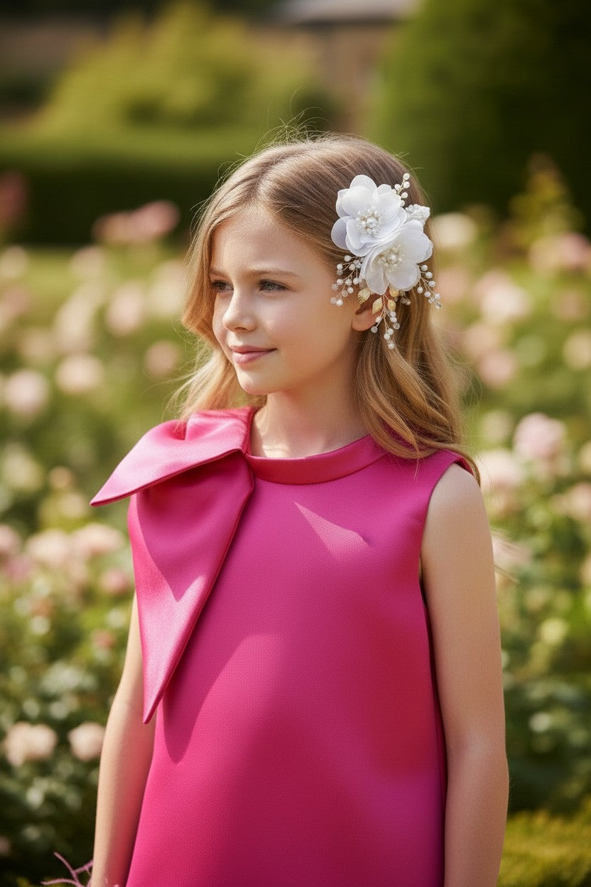 FLEUR BLANCHE FLOWER CLIP