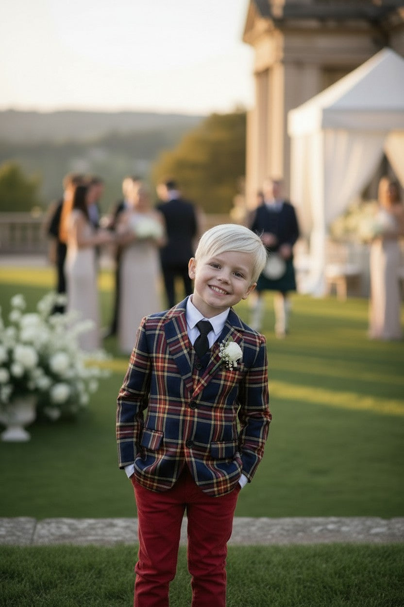 STEWART TARTAN 3PC. SUIT