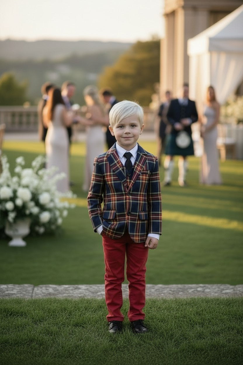 STEWART TARTAN 3PC. SUIT