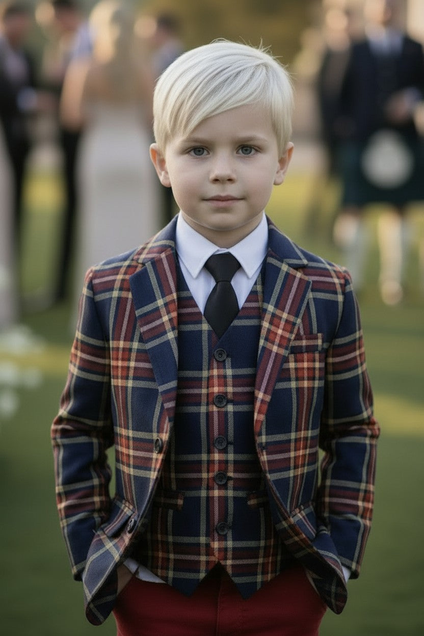 STEWART TARTAN 3PC. SUIT