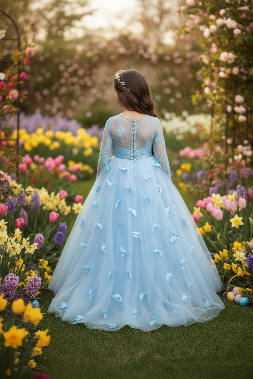 MARIPOSA GOWN BLUE