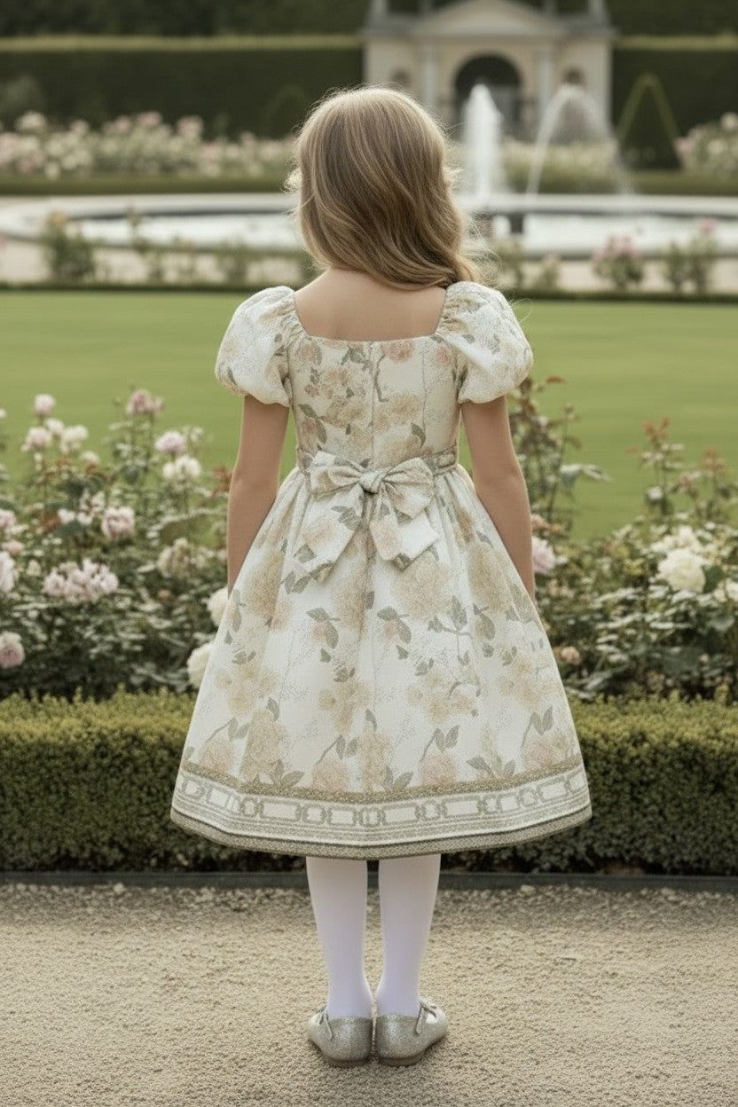 ARIELLE DRESS IVORY FLORAL
