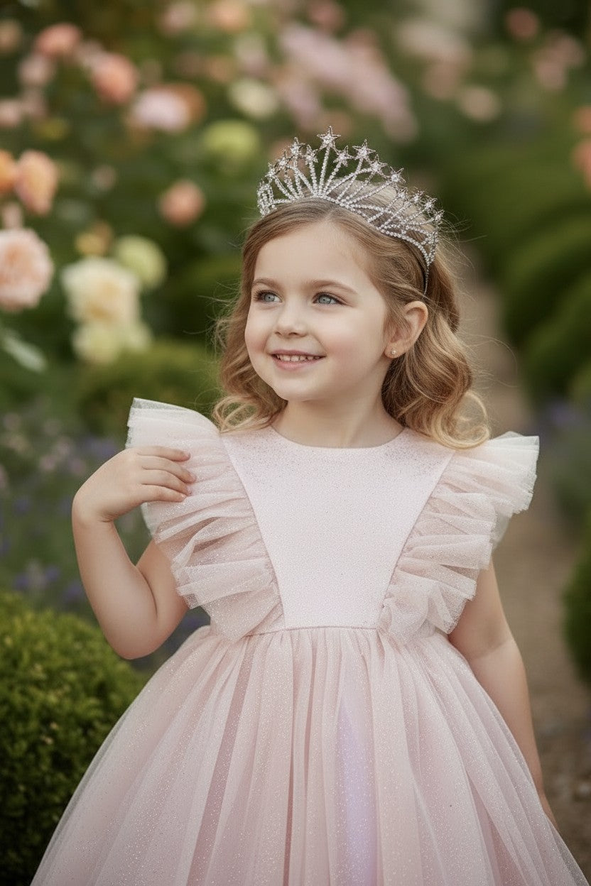 MILLY DRESS SPARKLE PINK