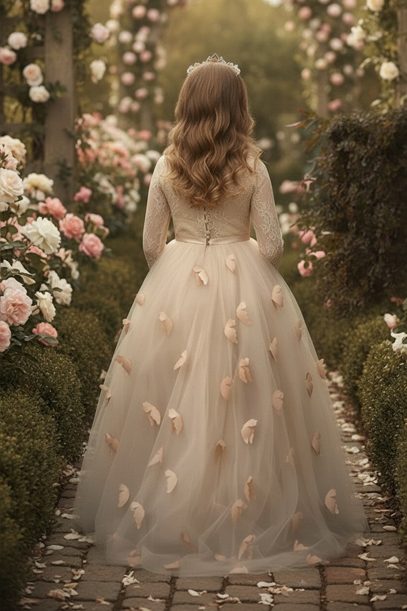 MARIPOSA GOWN CHAMPAGNE