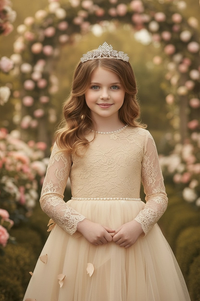 MARIPOSA GOWN CHAMPAGNE