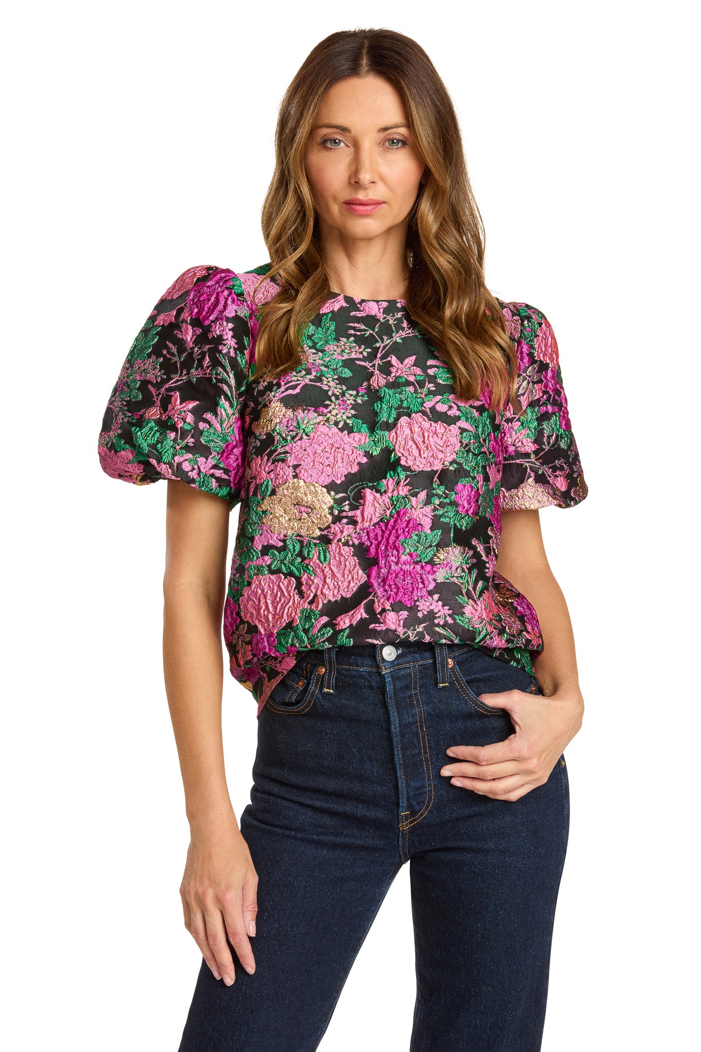 MARGARET BLOUSE MIDNIGHT FLORAL