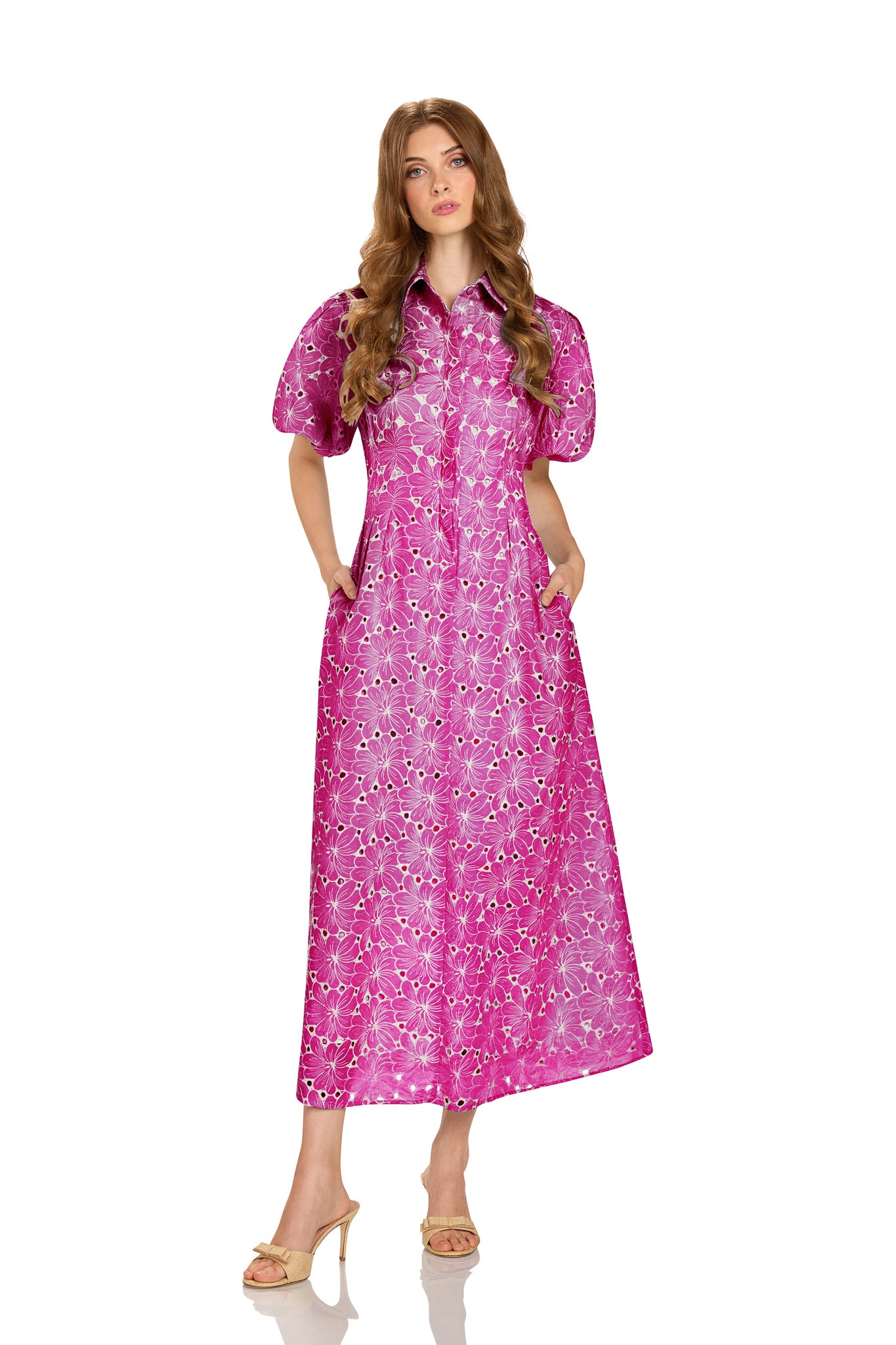 EMANUELA DRESS FUCHSIA