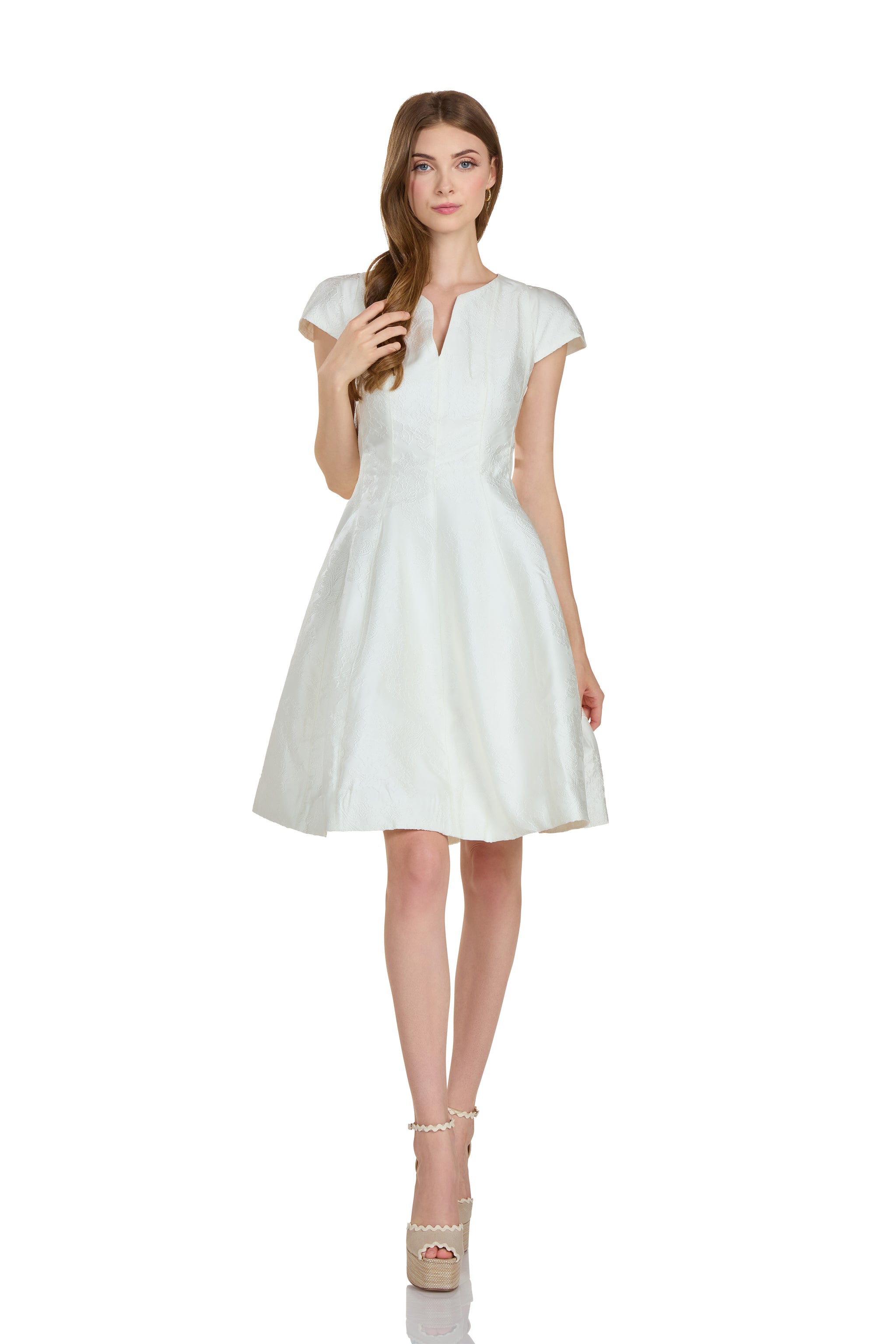 Julitta W Dress Brilliant White 001