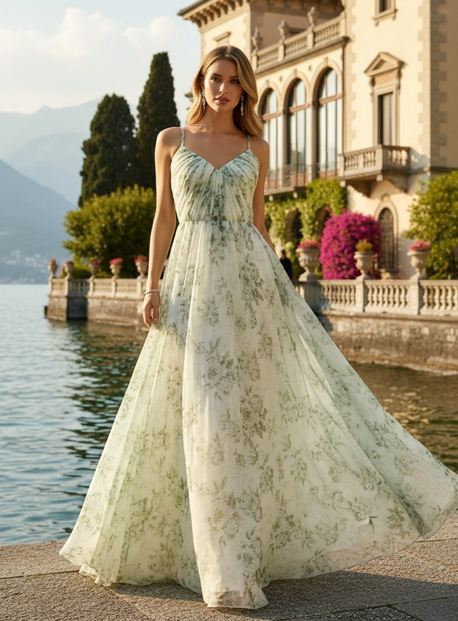 KENLEY GOWN GREEN