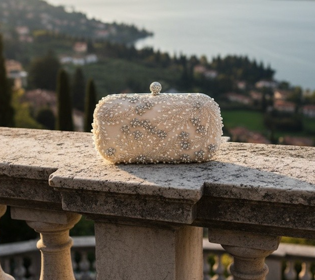 MAYBELLE BEADED CLUTCH
