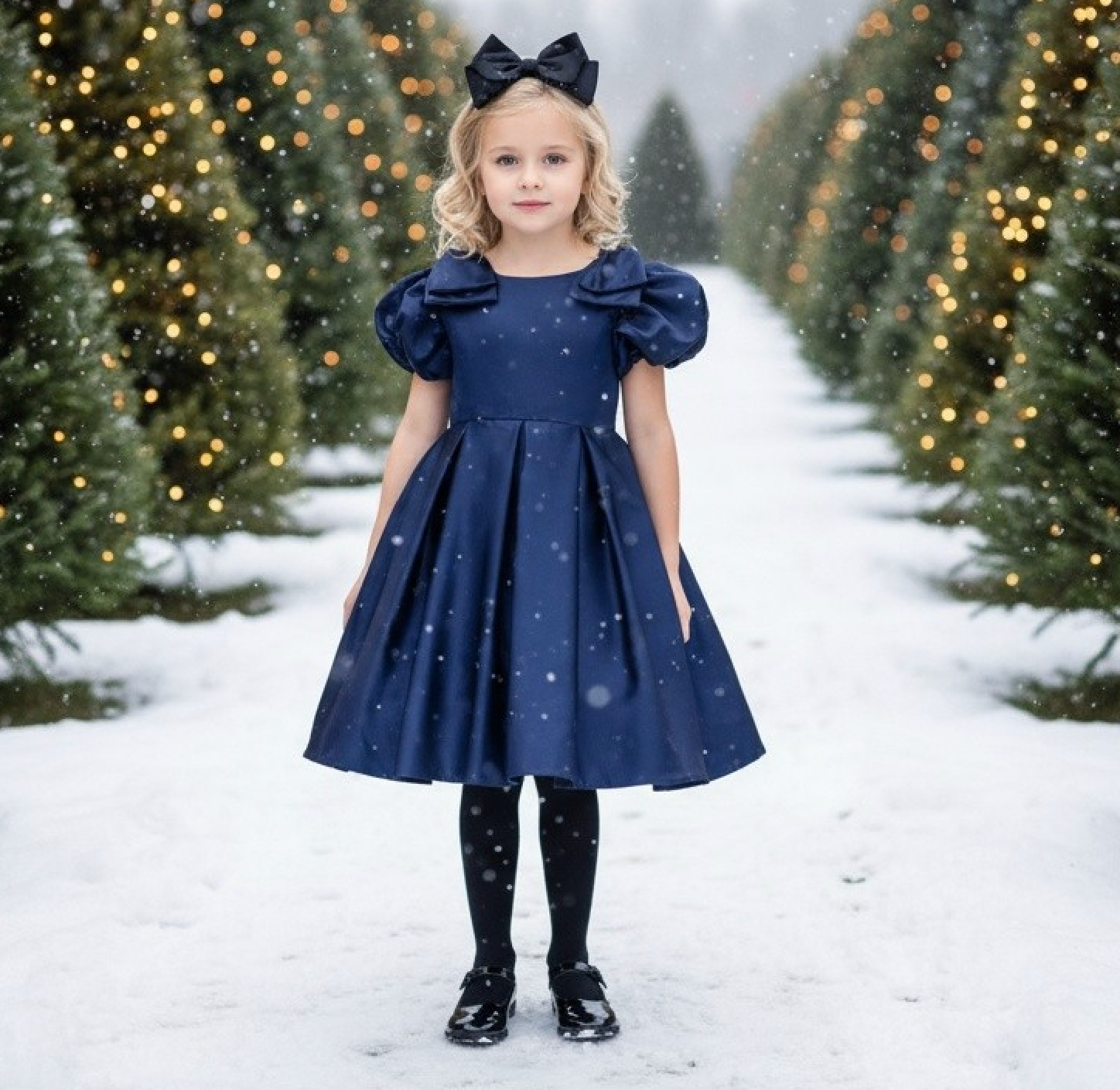 MALIA DRESS NAVY