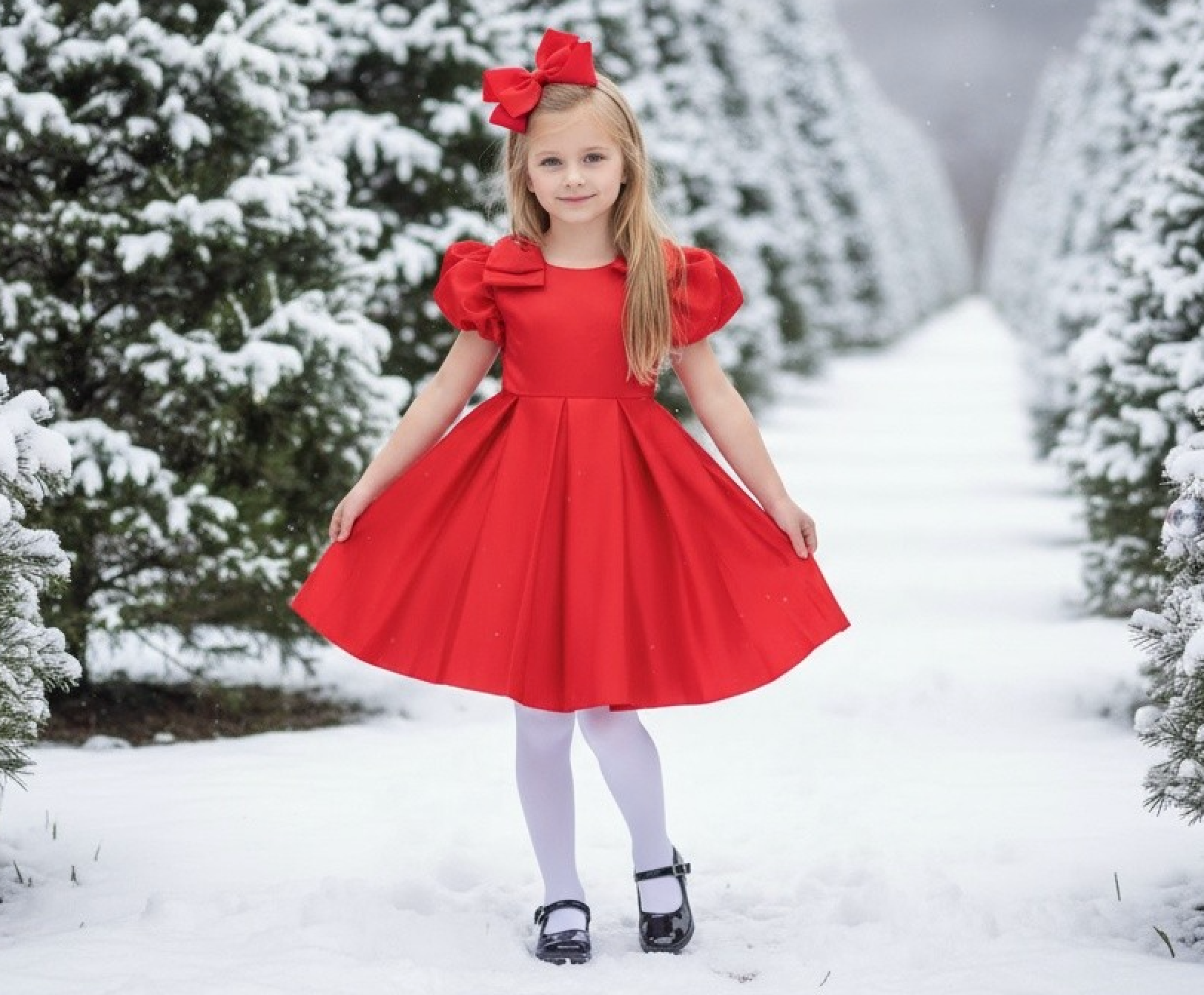 MALIA DRESS CRIMSON