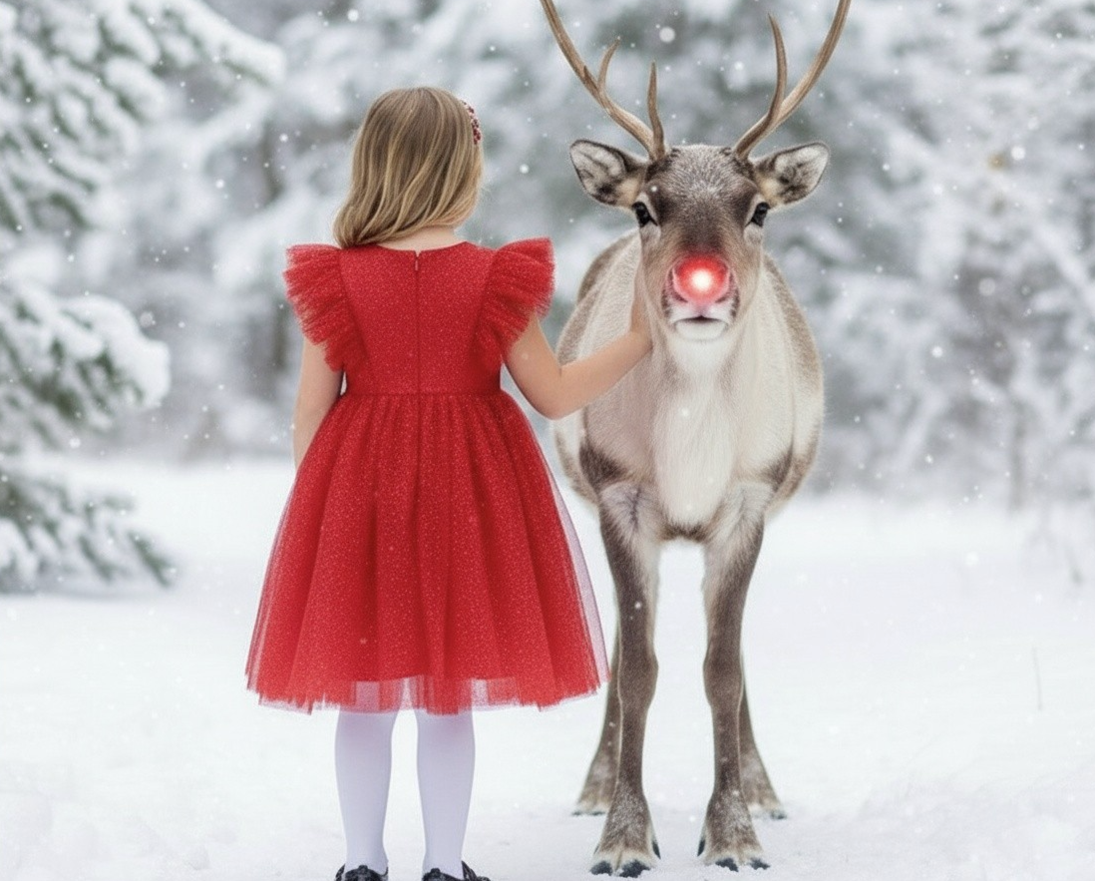 MILLY DRESS SPARKLE CRIMSON