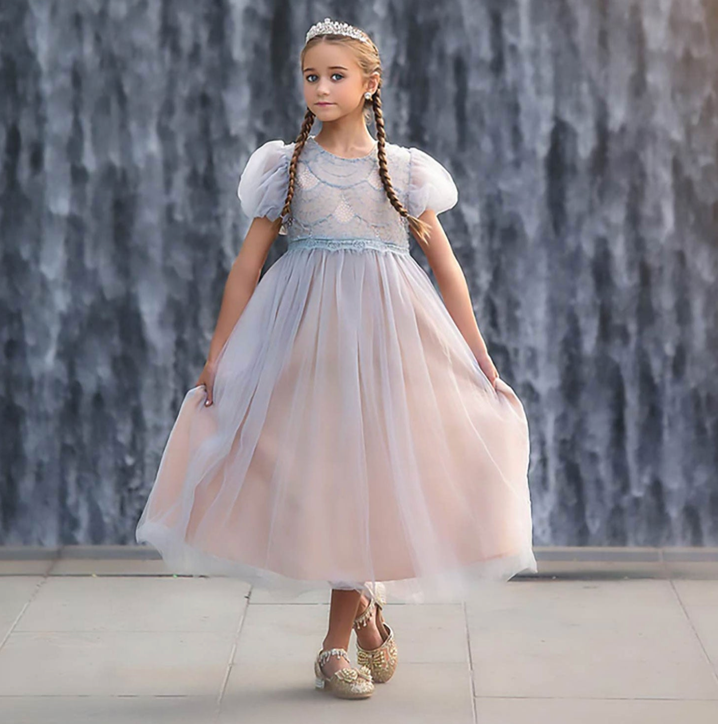 JACQUELINE GOWN SILVER