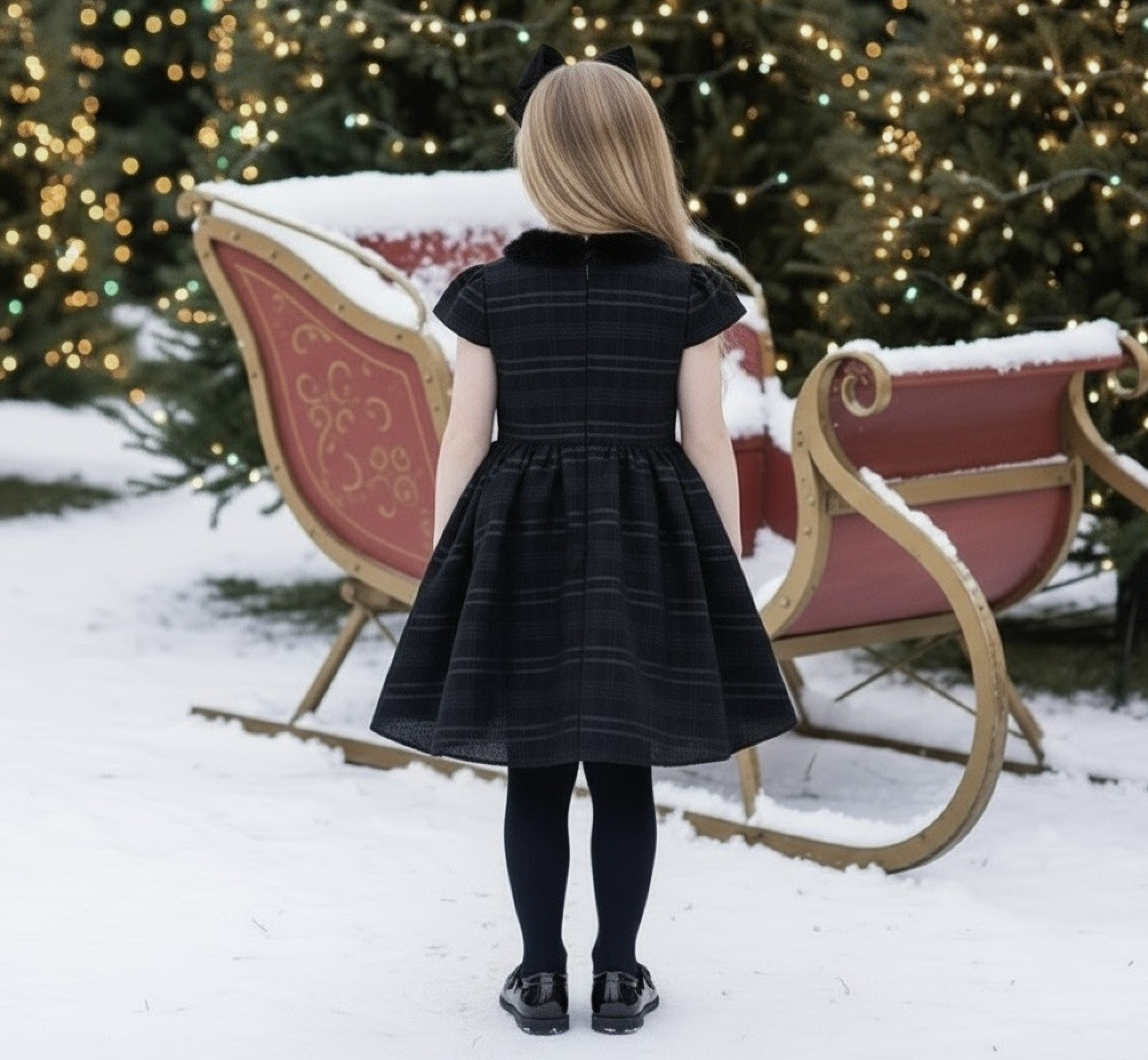 EVANGELINE DRESS BLACK