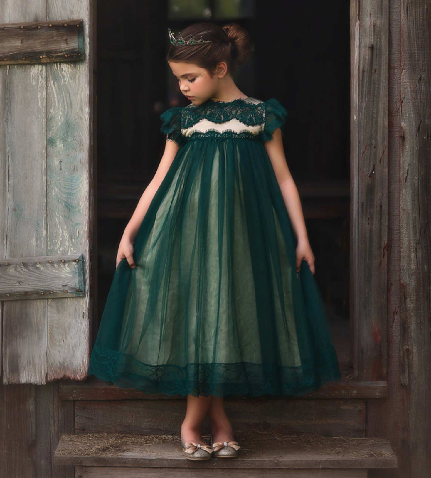 ADRIANA DRESS EMERALD