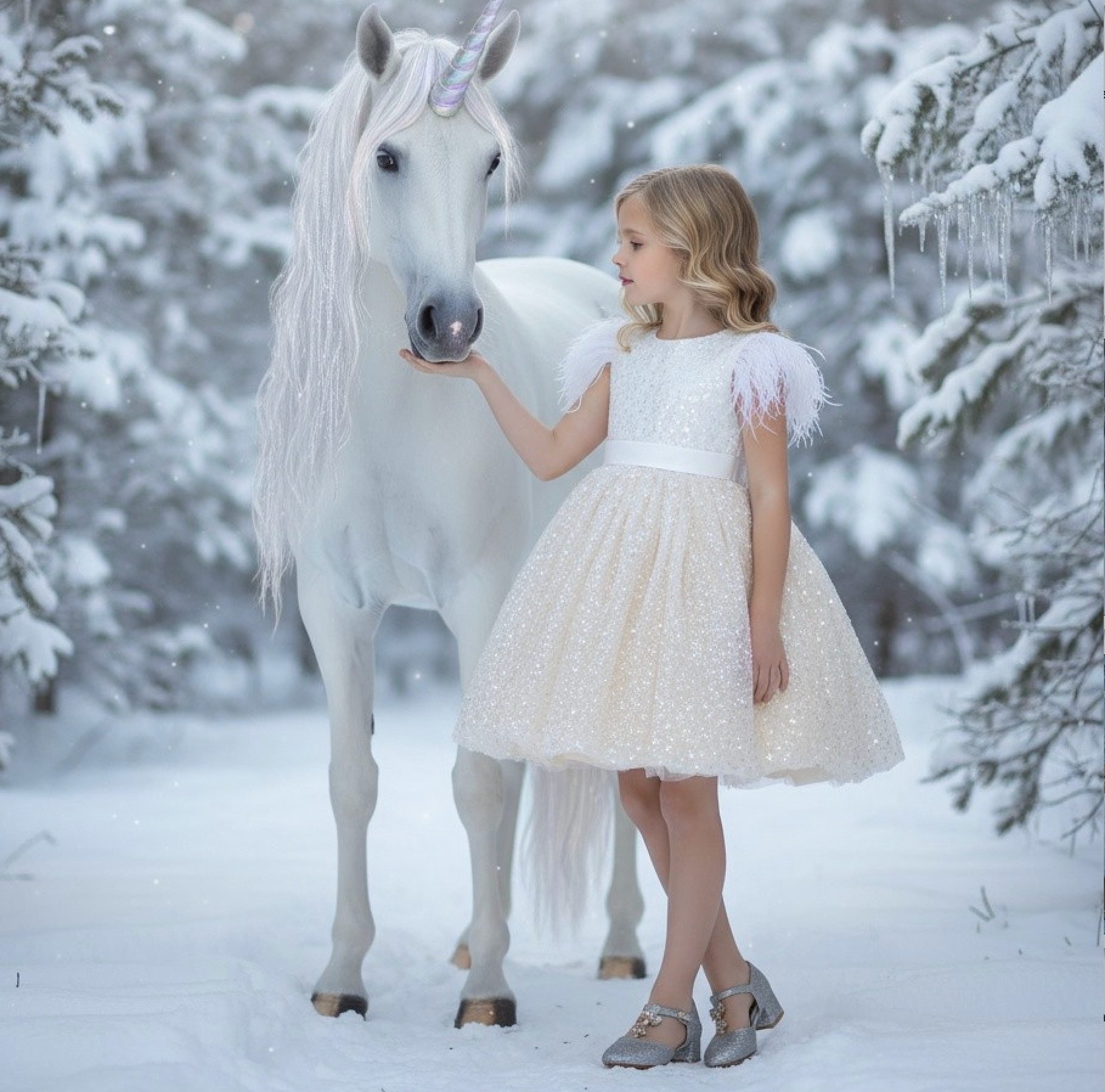 ELIANA DRESS & HAIR BOW SET WHITE