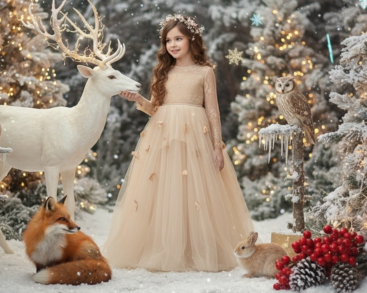 MARIPOSA GOWN CHAMPAGNE