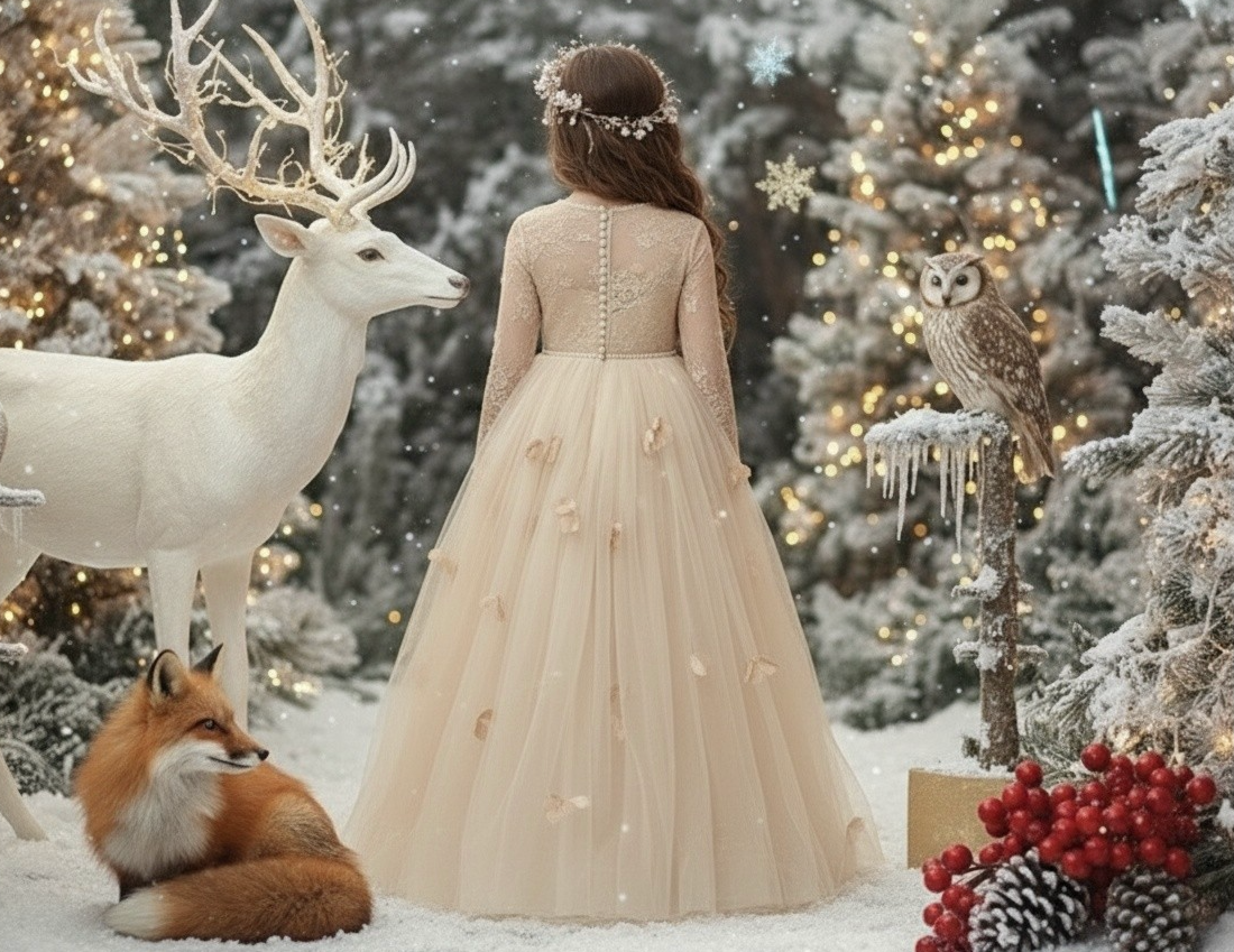 MARIPOSA GOWN CHAMPAGNE