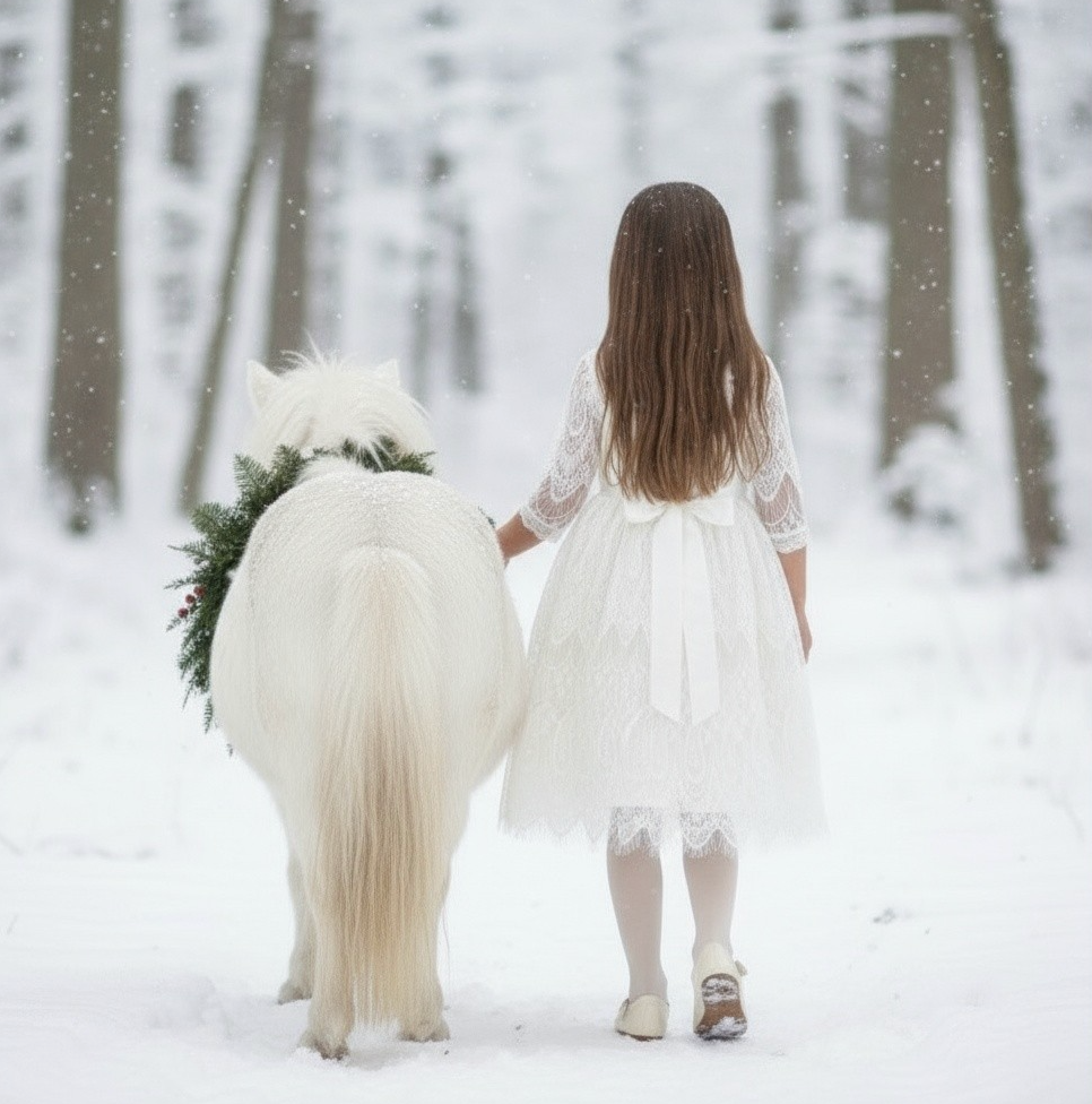 BELLA RAFAELA DRESS & BELT SET- ANTIQUE WHITE