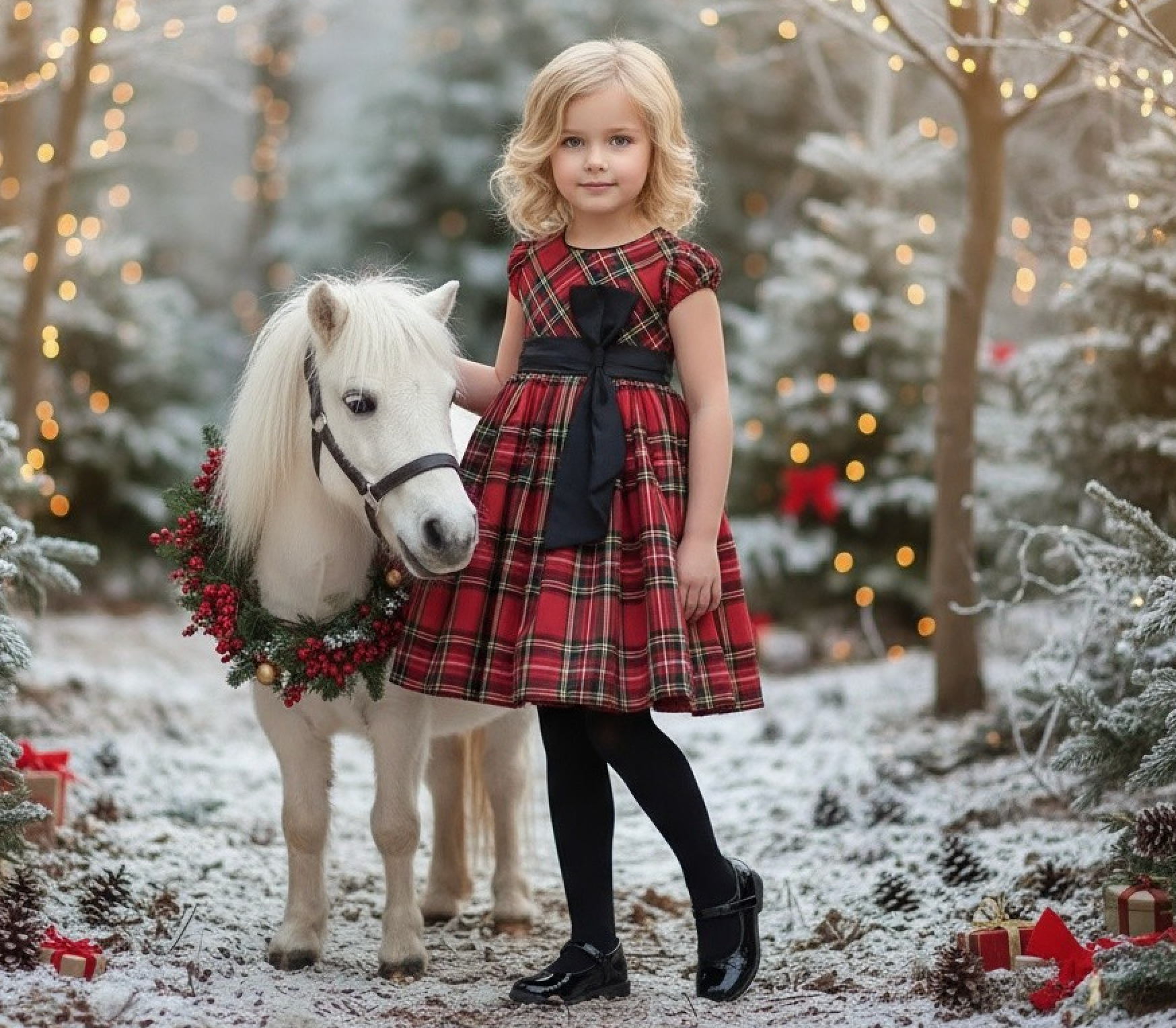 ISLA STEWART TARTAN DRESS