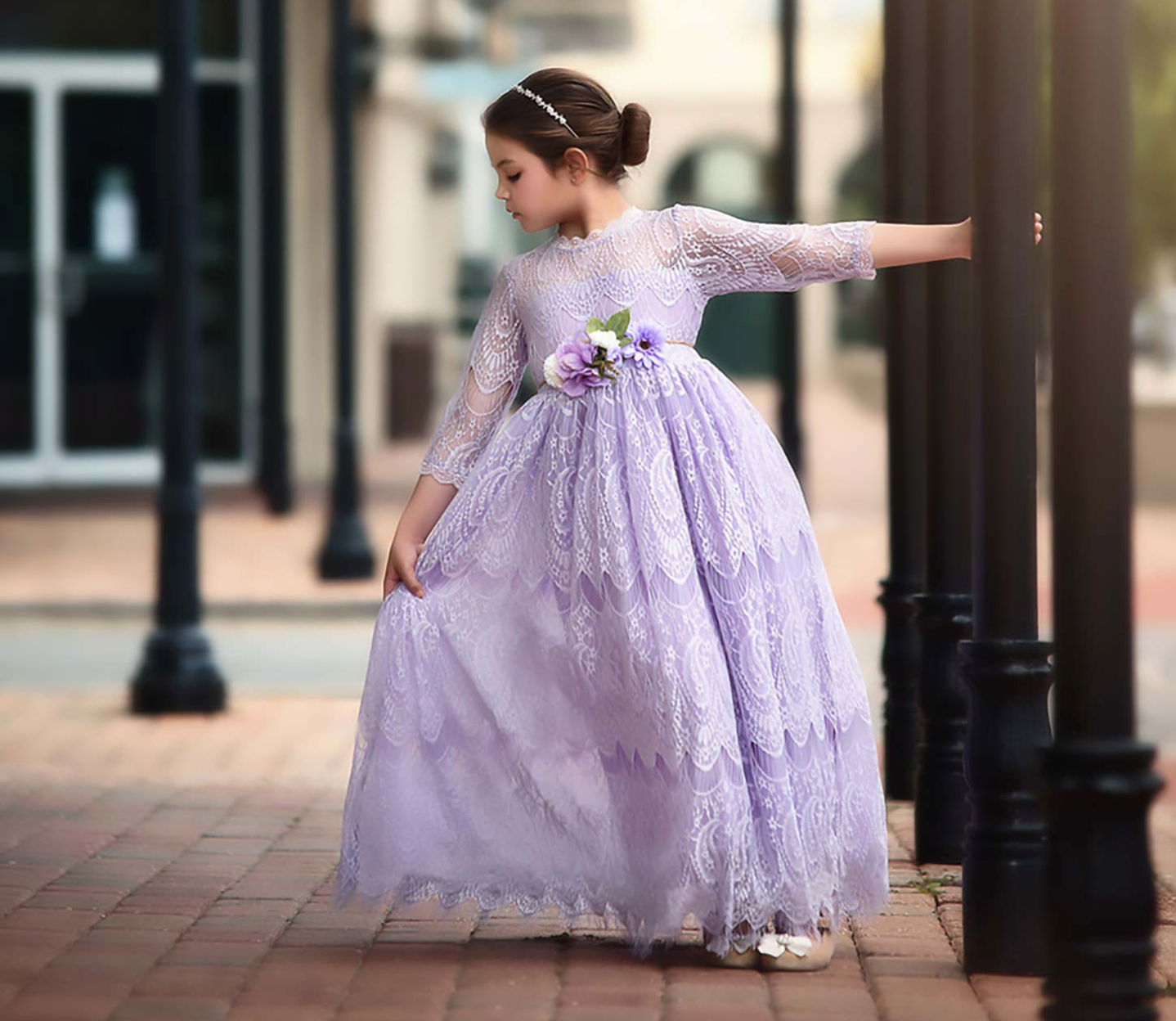 BELLA RAFAELA GOWN LAVENDER
