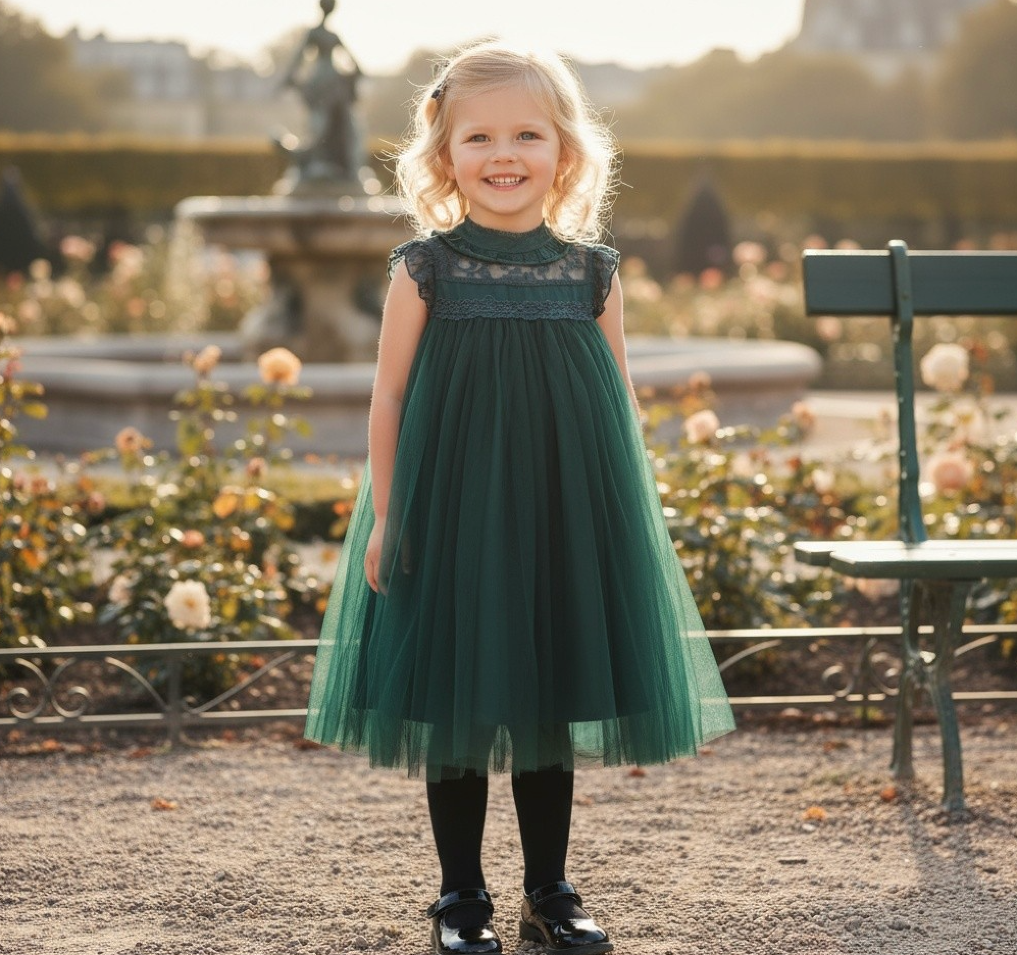 ALLESSANDRA DRESS EMERALD