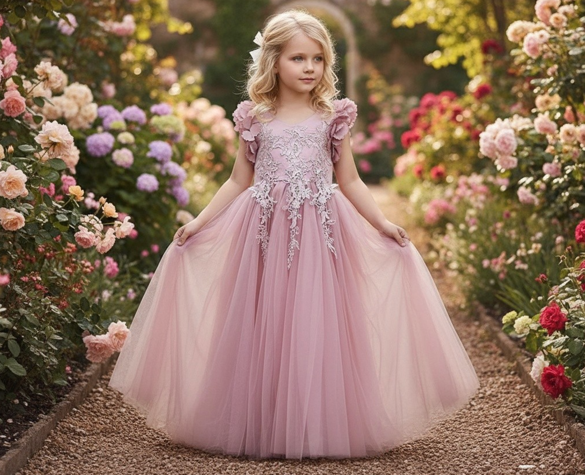 BIANCA GOWN ROSE