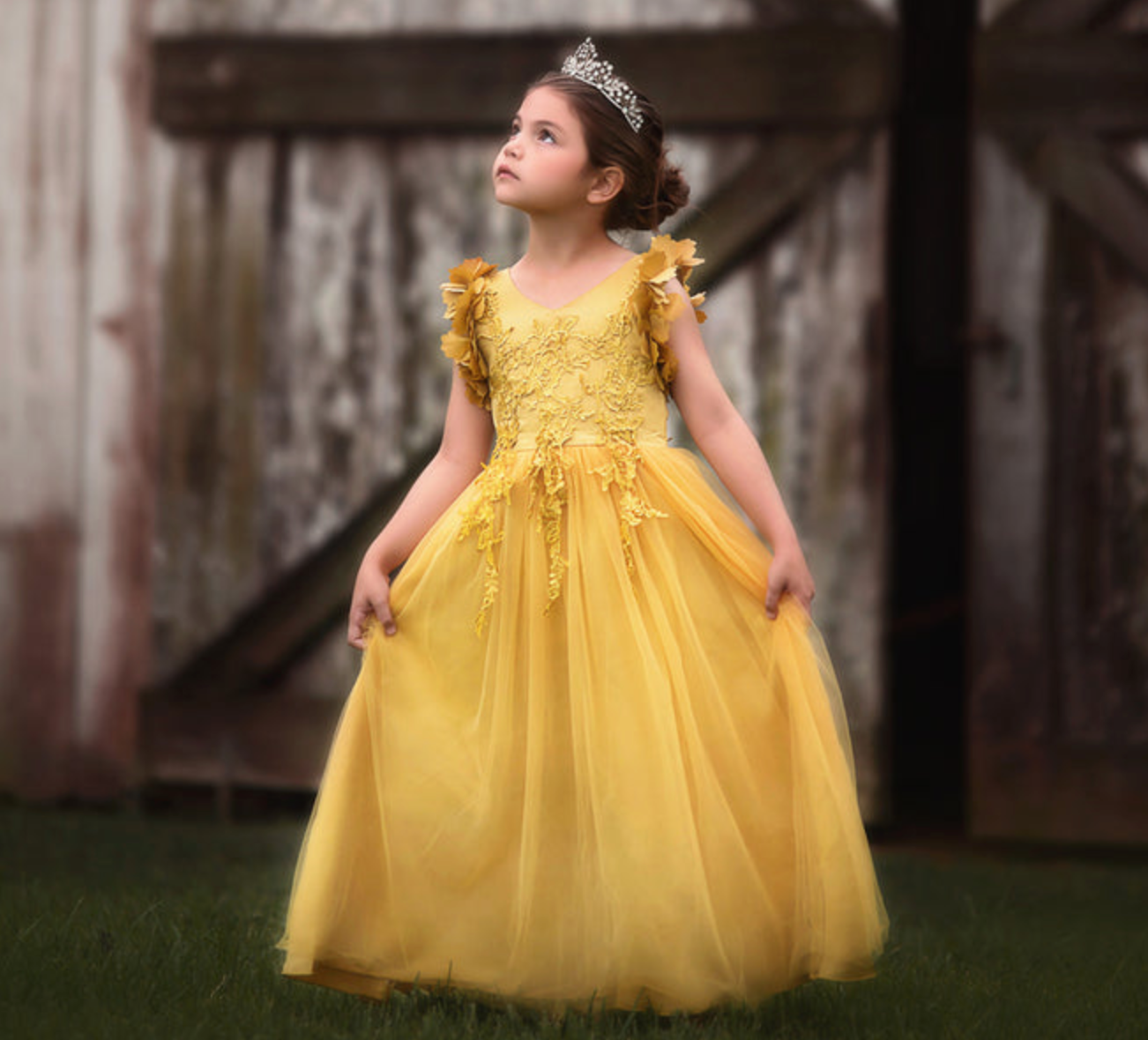 BIANCA GOWN SUNFLOWER